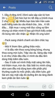 Dầu dưỡng da AHC REAL ACTIVE OIL