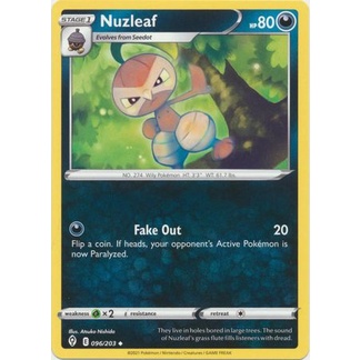 Thẻ bài Pokemon Nuzleaf - 96/203 - Uncommon