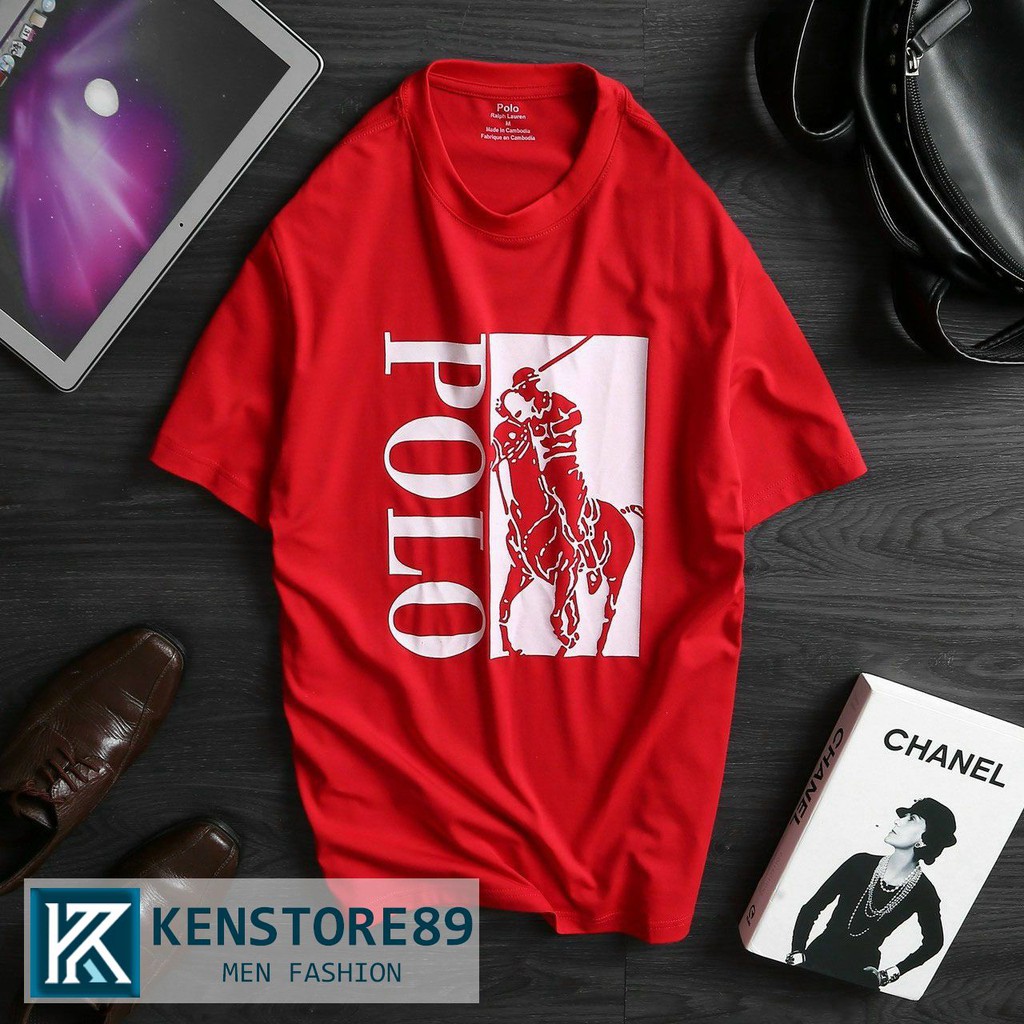 Áo thun nam cổ tròn cotton P0I0 cao cấp KENSTORE89 ATV199
