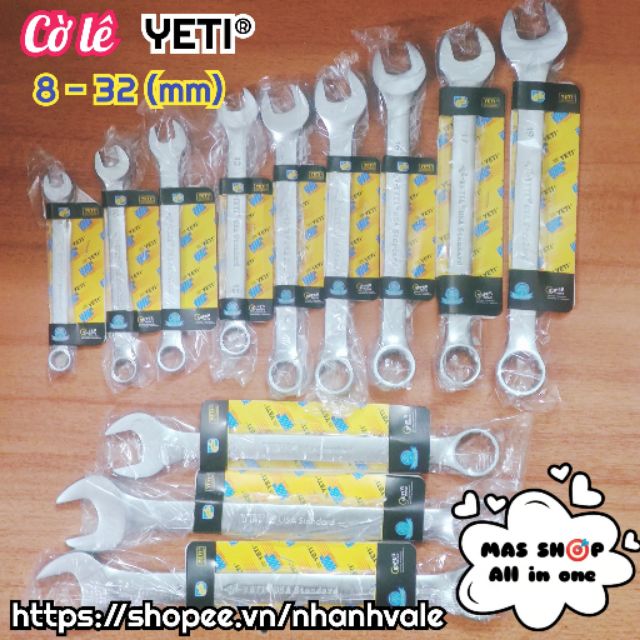 [Giá tốt nhất] Cờ lê - Vòng miệng YETI® cao cấp 8 - 32mm (Chính hãng)