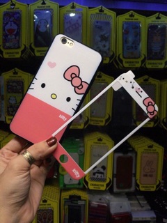 Combo ốp dẻo + kính cường lực Hello Kitty