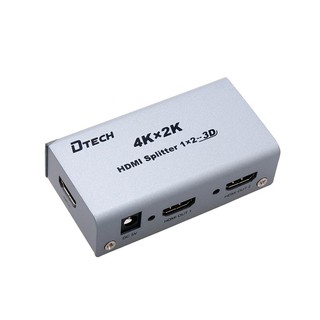 Bộ chia HDMI 1 ra 2 DTECH DT-7142A chuẩn 4K-2K hỗ trợ trình chiếu