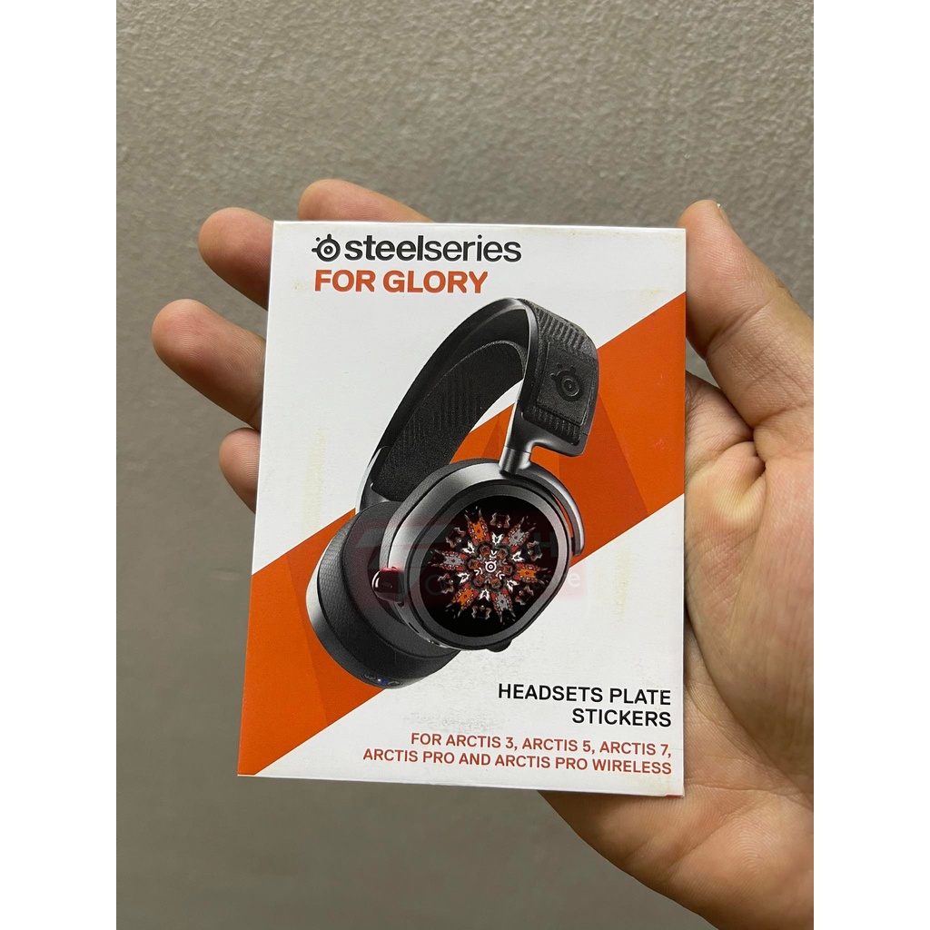 Sticker Steelseries trang trí tai nghe Arctis 1, Arctis 1 Wireless & Arctis 3,5,7 & Arctis Pro - Chính Hãng
