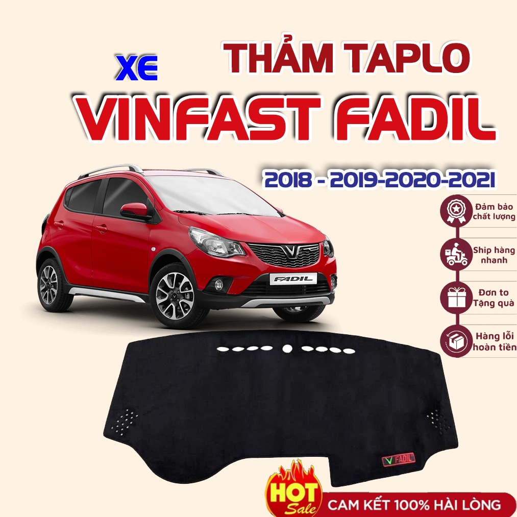 Thảm Taplo ô tô Vinfast Fadil 2018 2019 2020 2021 ,Chất Liệu Nhung Lông Cừu Đế Có Chống Trượt, chuẩn form xe