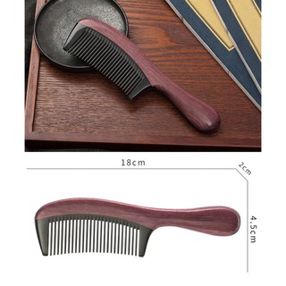 Lược gỗ đàn hương tím ghép