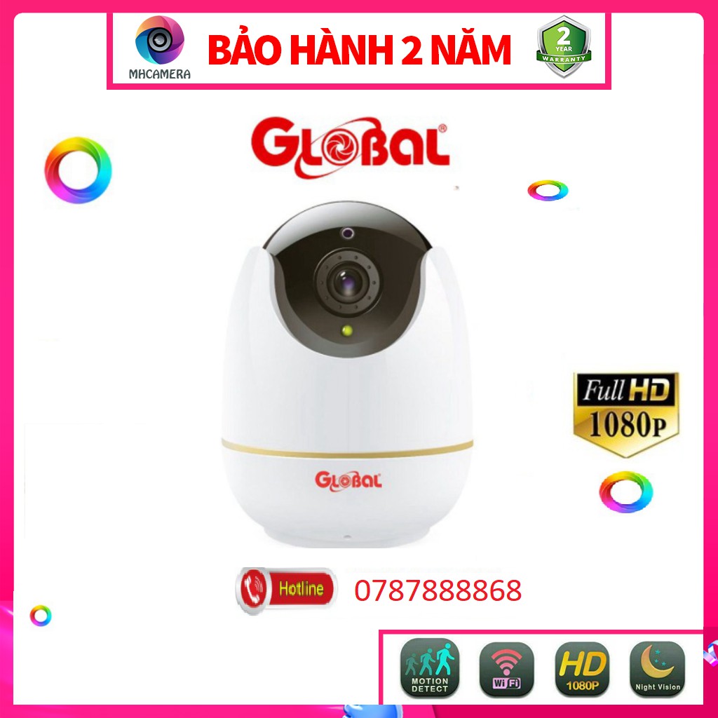 [Mới] Camera IP 2M (Xoay 360) WIFI Global IOT03 IOT06  FULL HD 1080P  Sever Việt Nam [Chính Hãng - BH 24 Tháng]