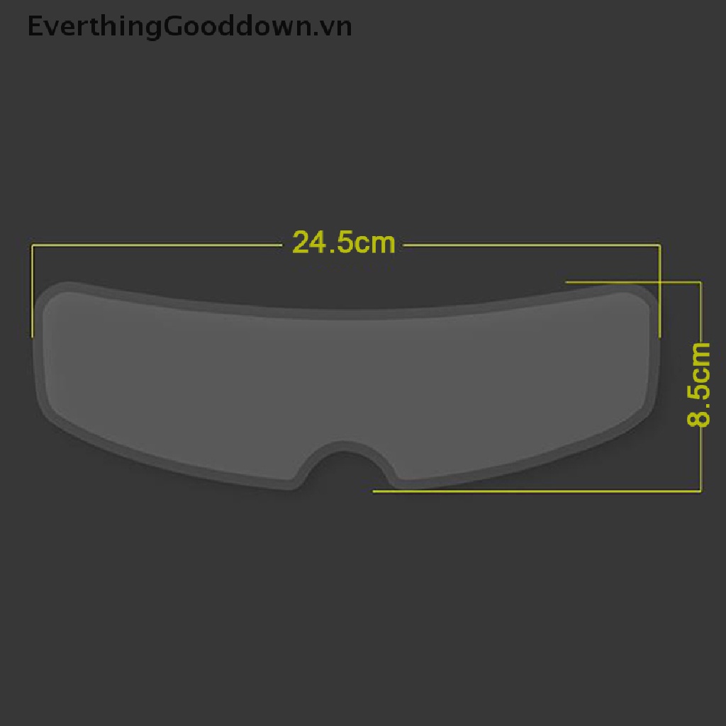 Phim Dán Bảo Vệ Mũ Bảo Hiểm Chống Sương Mù Thông Dụng