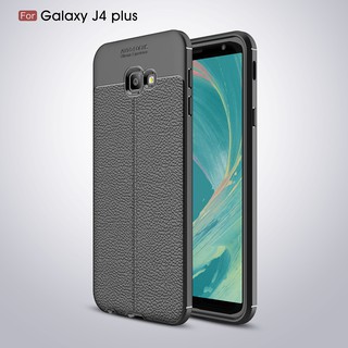 [HOT] Ốp lưng Samsung Galaxy J4 Plus silicon giả da Auto Focus