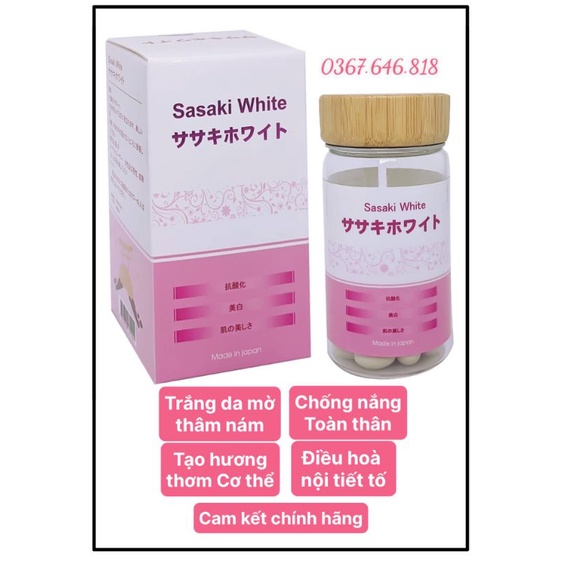 Viên Uống SASAKI WHITE Chính Hãng [Giá sỉ]