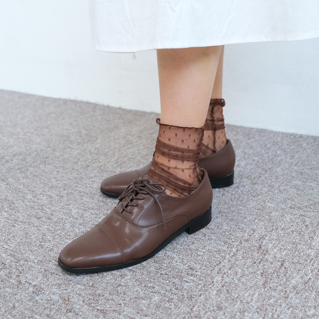 Mesh dot socks - tất lưới chấm bi xinh xắn Hàn Quốc