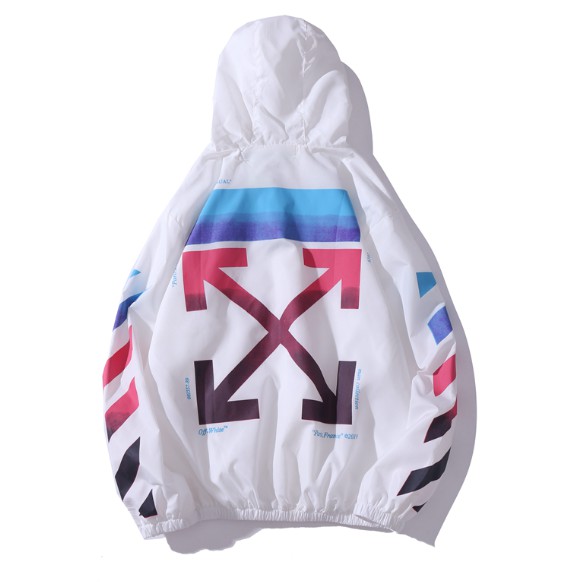 Áo Khoác Hoodie Off White Chống Gió Hoạ Tiết Kẻ Sọc Thời Trang 2020 Cho Nam Và Nữ | BigBuy360 - bigbuy360.vn