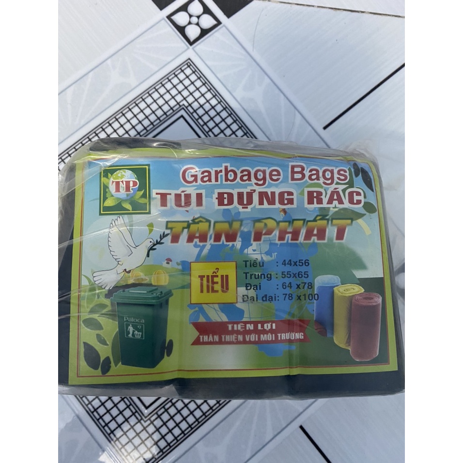TÚI RÁC ĐEN ( 3 CUỘN/BỊCH 1 KG)