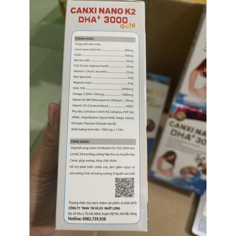 canxi nano cho bà bầu