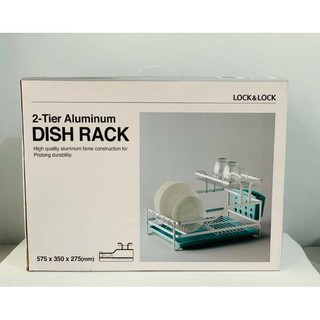 Kệ Úp Chén Bát (Kệ Chén Dĩa) 2 Tầng Lock&Lock LDR204 (hàng chính hãng)