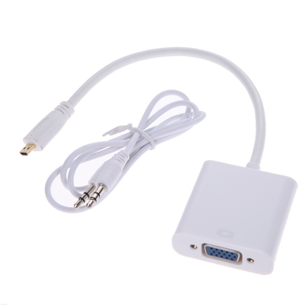 Cáp chuyển Micro HDMI to VGA + AV