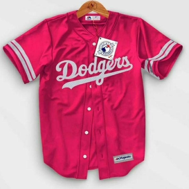 Dodgers Áo Bóng Chày Màu Hồng / Áo Bóng Chày unisex