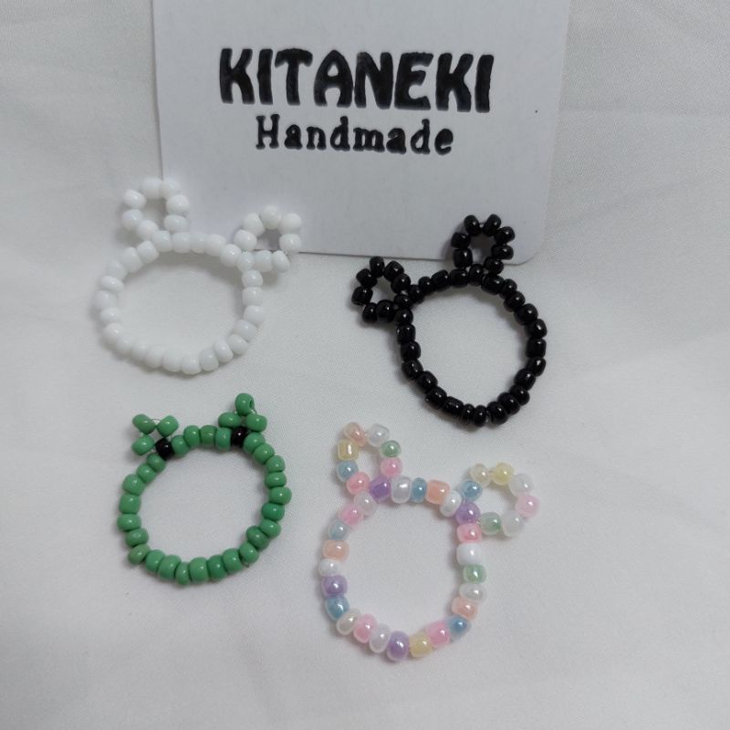 Nhẫn hạt cườm handmade