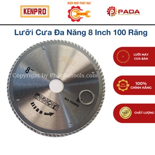 Lưỡi cưa đa năng 8 inch 100 răng lỗ cốt 25.4-30mm chuyên dụng lắp cho máy cưa bàn xinnada-jifa