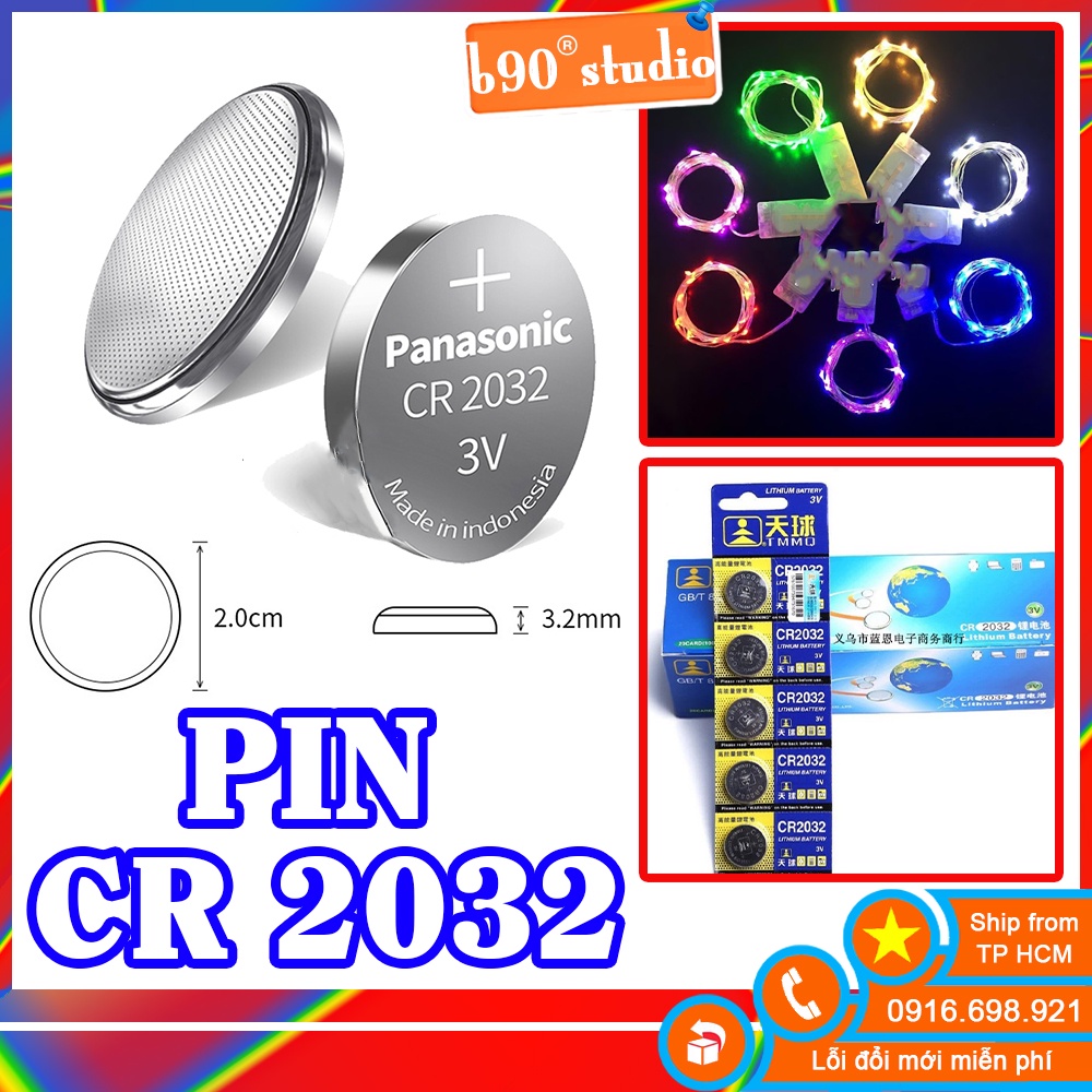 GIÁ SỈ  COMBO 5 VIÊN PIN CMOS 2032