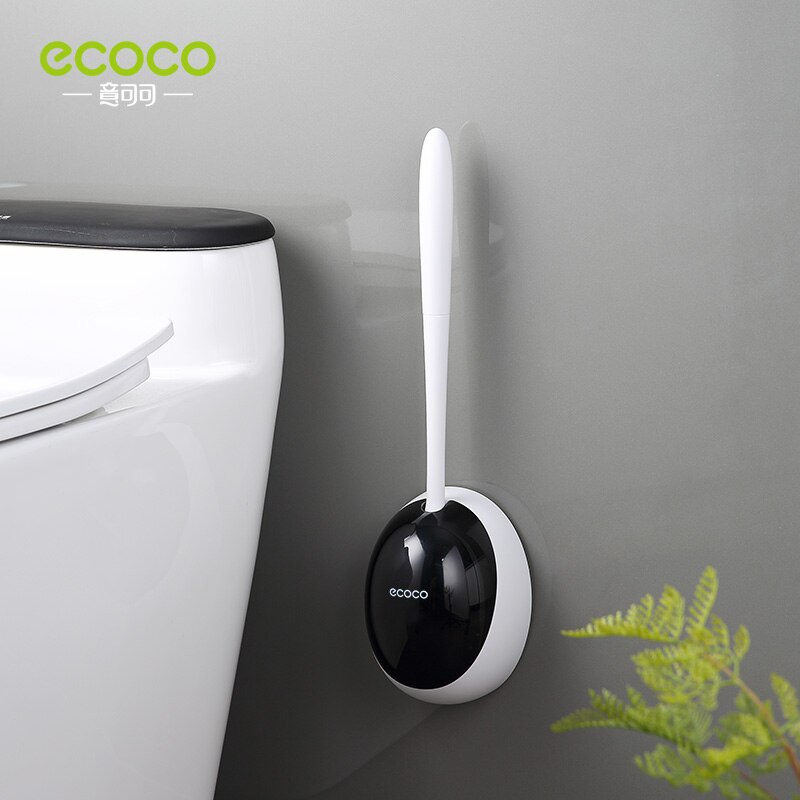 🍀Hàng chính hãng ecoco🍀 Bộ Cọ silicone vệ sinh toilet gắn tường tiện lợi E2023