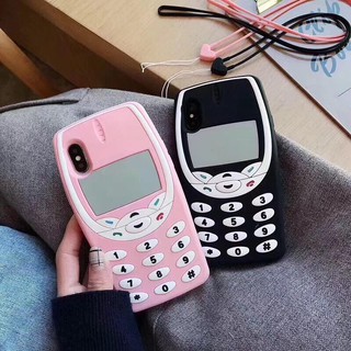 Ốp Điện Thoại Silicon Chống Va Đập Phong Cách Retro Cho Iphone12 11 pro Max I8 I7 Plus XR Nokia iX xs se2 6s
