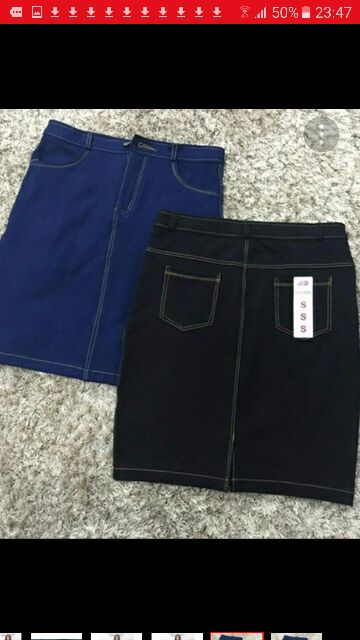 Chân váy giả bò