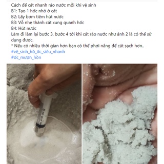 Cát trắng thủy sinh bịch 1000 gram ( 1kg )