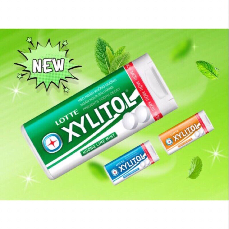 Kẹo ngậm không đường ngừa sâu răng Lotte Xylitol