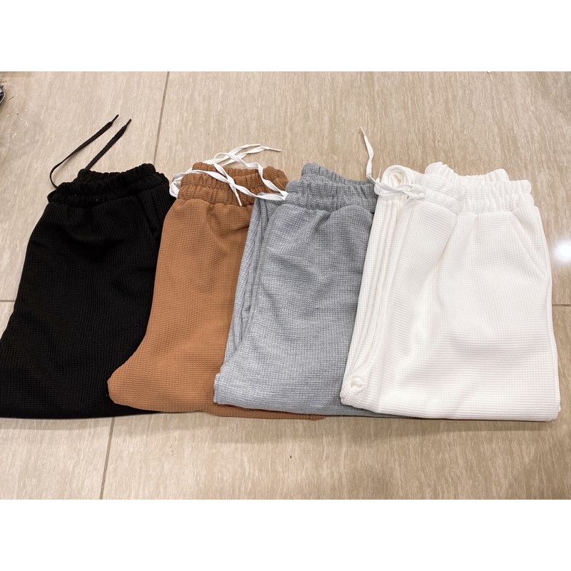 Quần Jogger Nữ Chất Nỉ Tổ Ong dày ấm 4 màu m899 | WebRaoVat - webraovat.net.vn