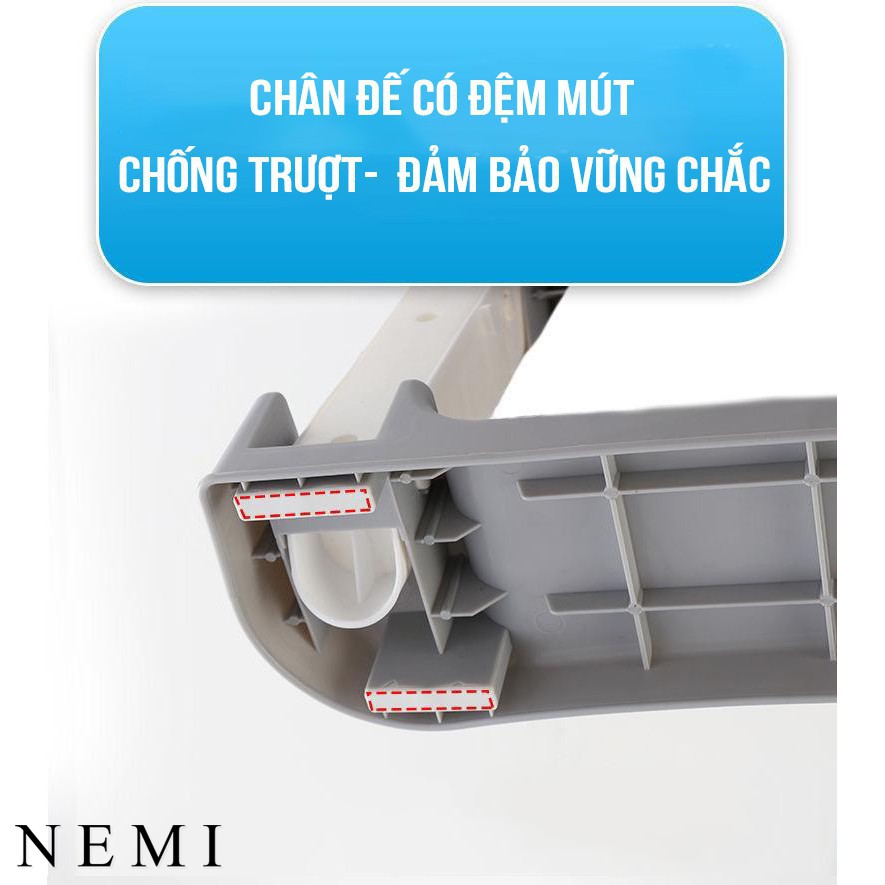 Nắp bồn cầu có thang đi vệ sinh cho bé N E M I VN