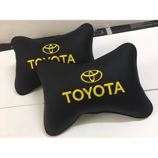 Cặp gối tựa đầu Toyota logo thêu mã 0431