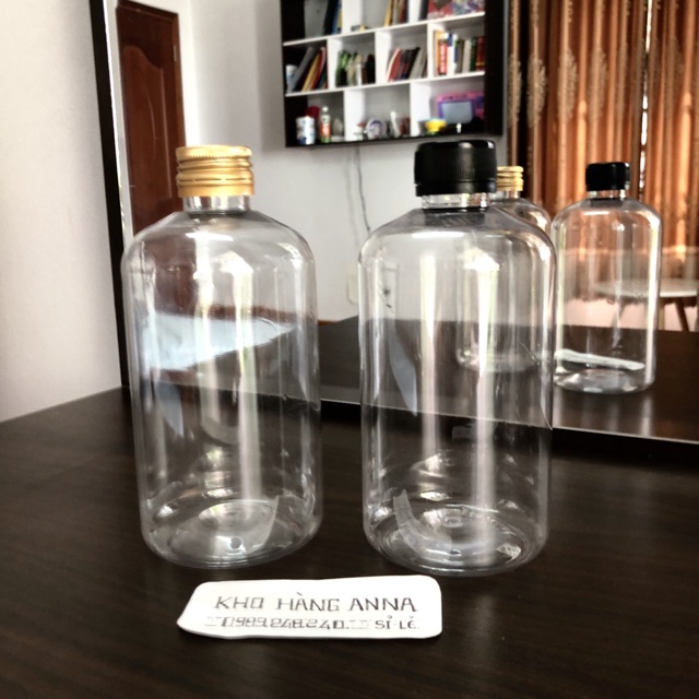CHAI CHIẾT MỸ PHẨM nắp NHÔM VÀNG / BẠC - CHAI NHỰA đựng sữa tắm Nắp vặn 500ml/ 300ml/ 200ml/ 150ml/ 100ml / 50ml/ 30ml