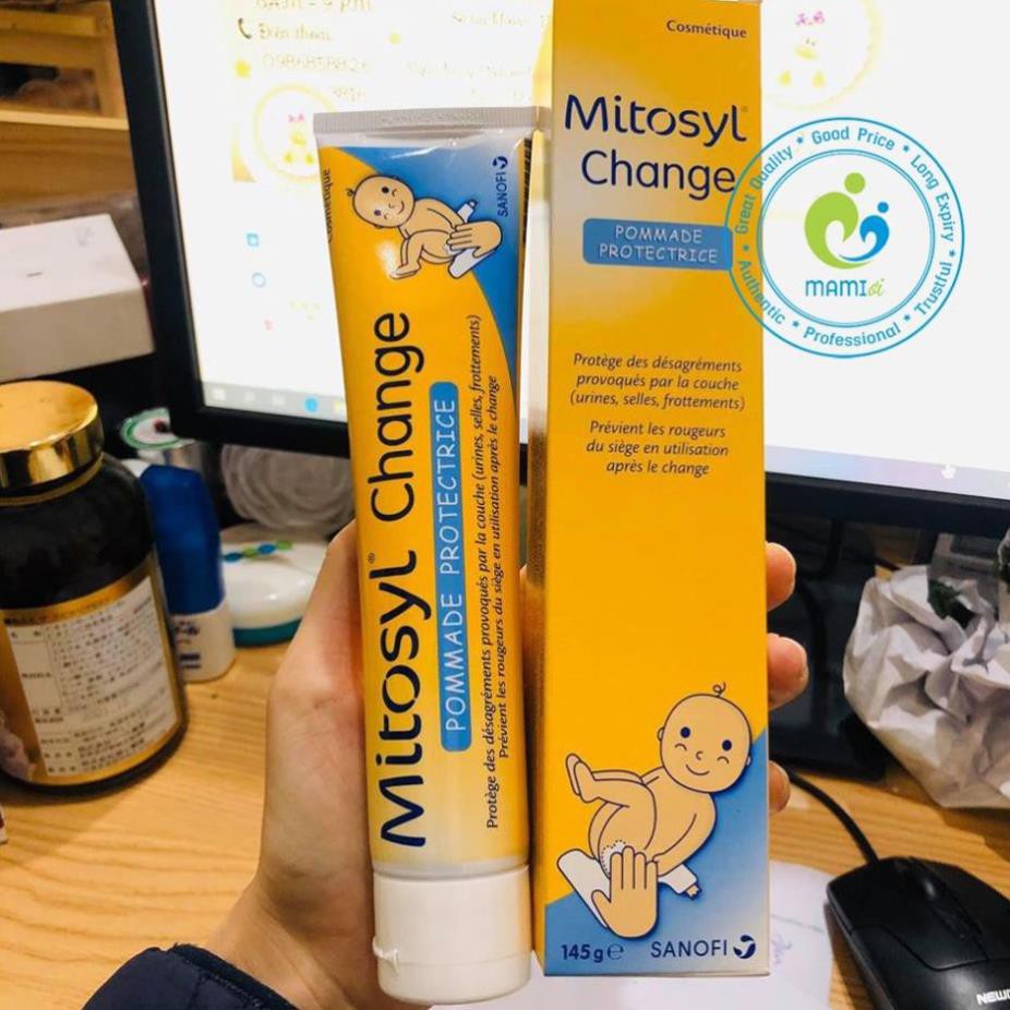 Kem (145g) đa năng giảm sẹo, hăm tã côn trùng cắn cho trẻ em và người lớn Mitosyl Change, Pháp