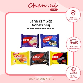 Bánh kem xốp Nabati gói 50g