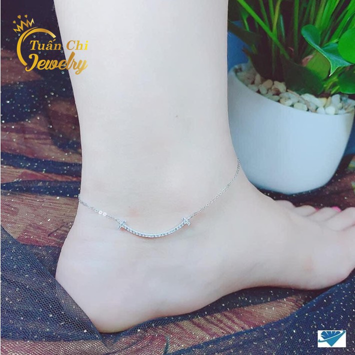 Vòng Cổ Bạc Nữ ⚡FREESHIP⚡ Dây Chuyền Bạc Kiểu Dáng Hình Mặt Cười An Nhiên, Hạnh Phúc Dành Cho Phái Đẹp