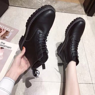 Giày cao cổ / boots da nữ ulzzang
