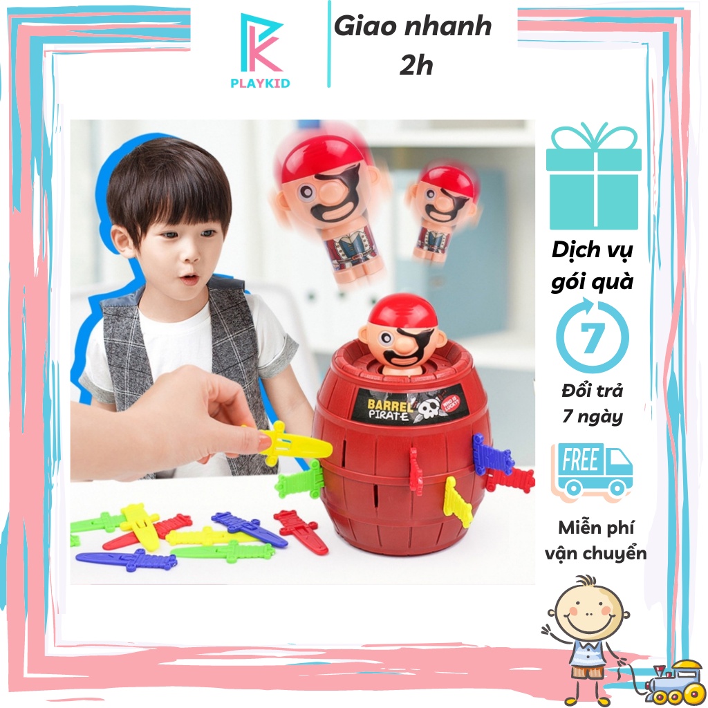 Đồ chơi hải tặc PLAYKID đồ chơi cho bé trai bé gái PK009