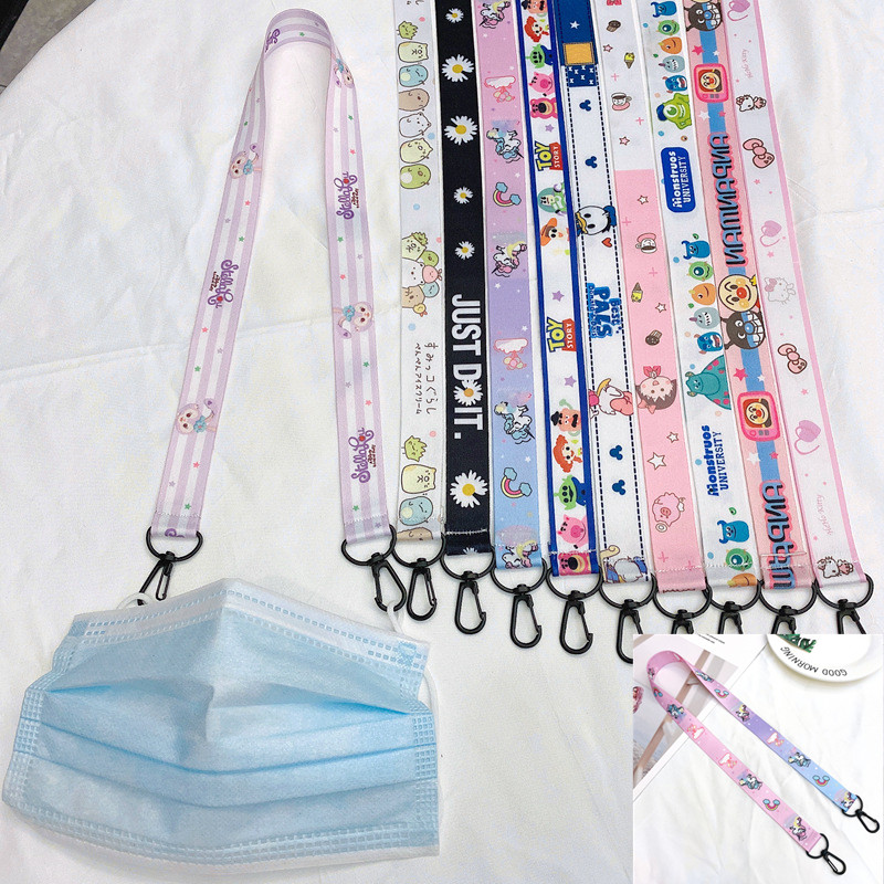 [sweet] 1pc woman fashion Cartoon cute Anti-lost Hanging strap for Glasses Rope Chain Strap  Mask Lanyard