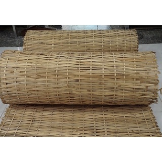 Tấm bồ màng tre trang trí[90x3,6mét], rơm cuộn