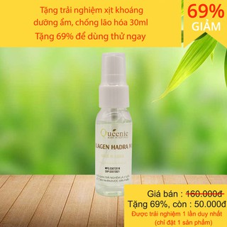XỊT KHOÁNG DƯỠNG ẨM Q10 CHỐNG LÃO HÓA QUEENIE 30ML PHIÊN BẢN TRẢI NGHIỆM - MỸ PHẨM HÀN QUỐC