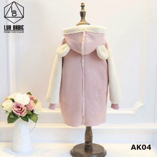 Áo khoác thỏ cho bé gái