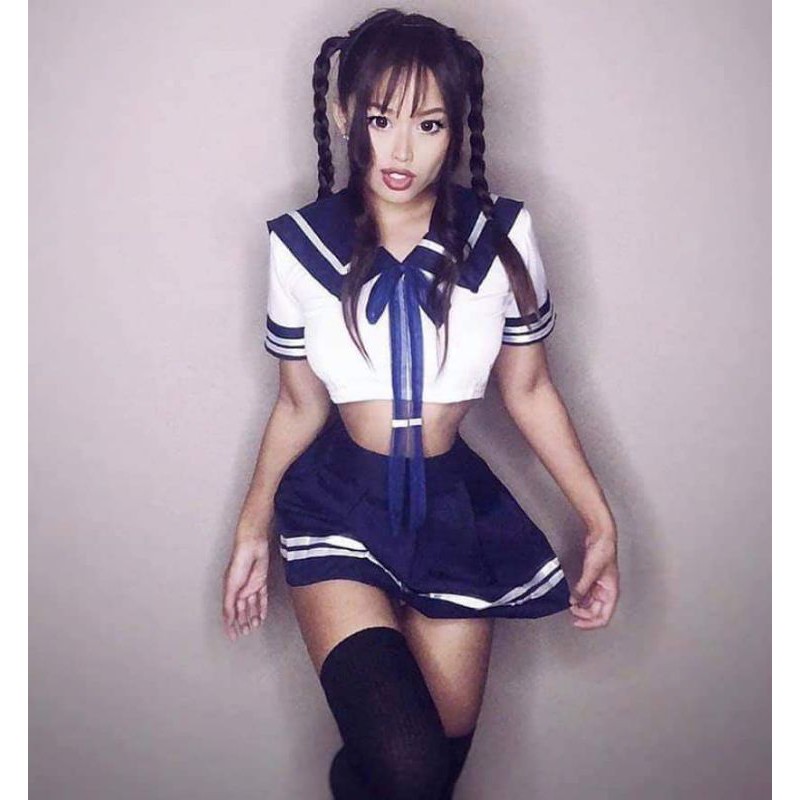 7 Bộ Đồ Ngủ - Cosplay Sexy Nữ Sinh Nhật Bản Anime  Anh Quốc Trong Suốt Caro Đủ Màu Váy Ngủ Chụp Hình Studio