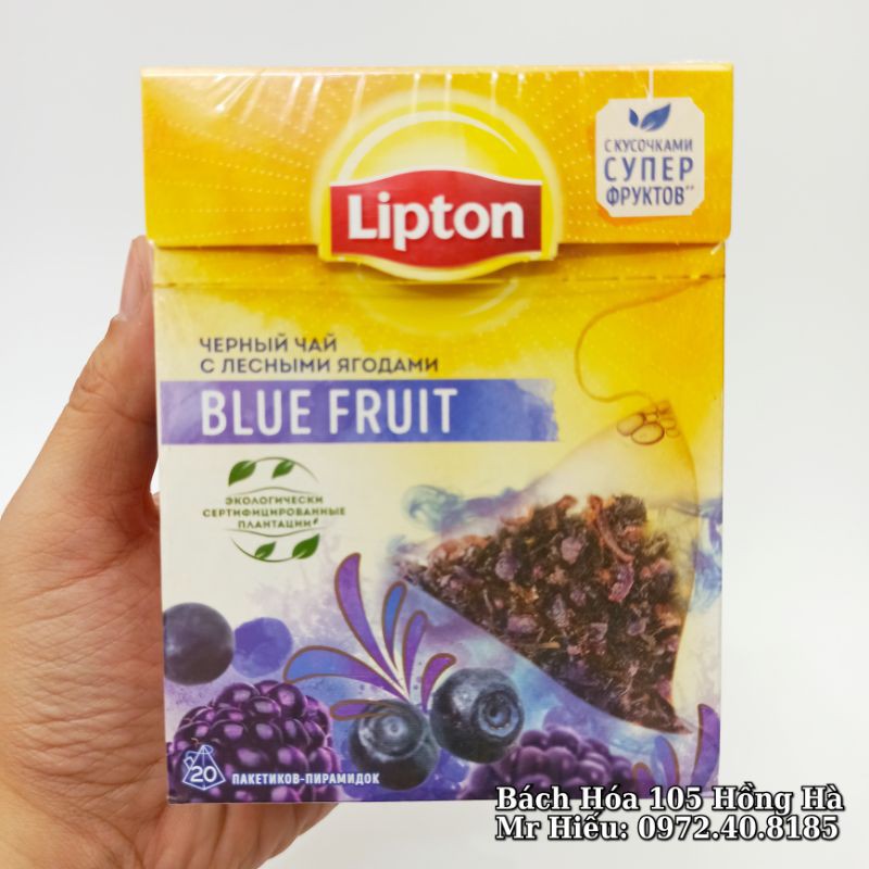 [T8/2022] Thùng 12 hộp trà Lipton Nga