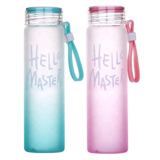 Bình nước thuỷ tinh Hello Master