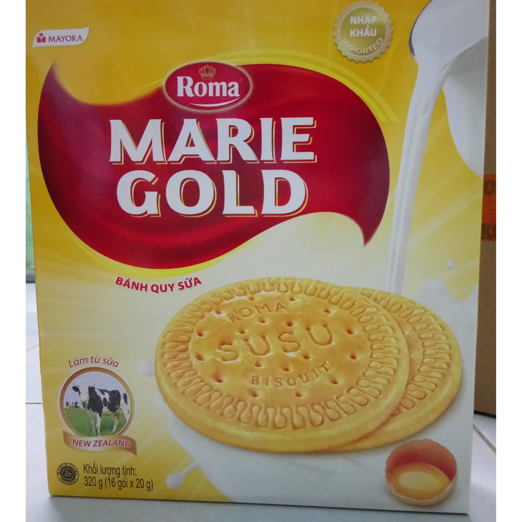 Bánh quy sữa Roma Marie Gold 320g
