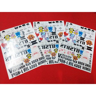 Hình xăm tatoo BTS chỉ 7k/tấm khổ a4