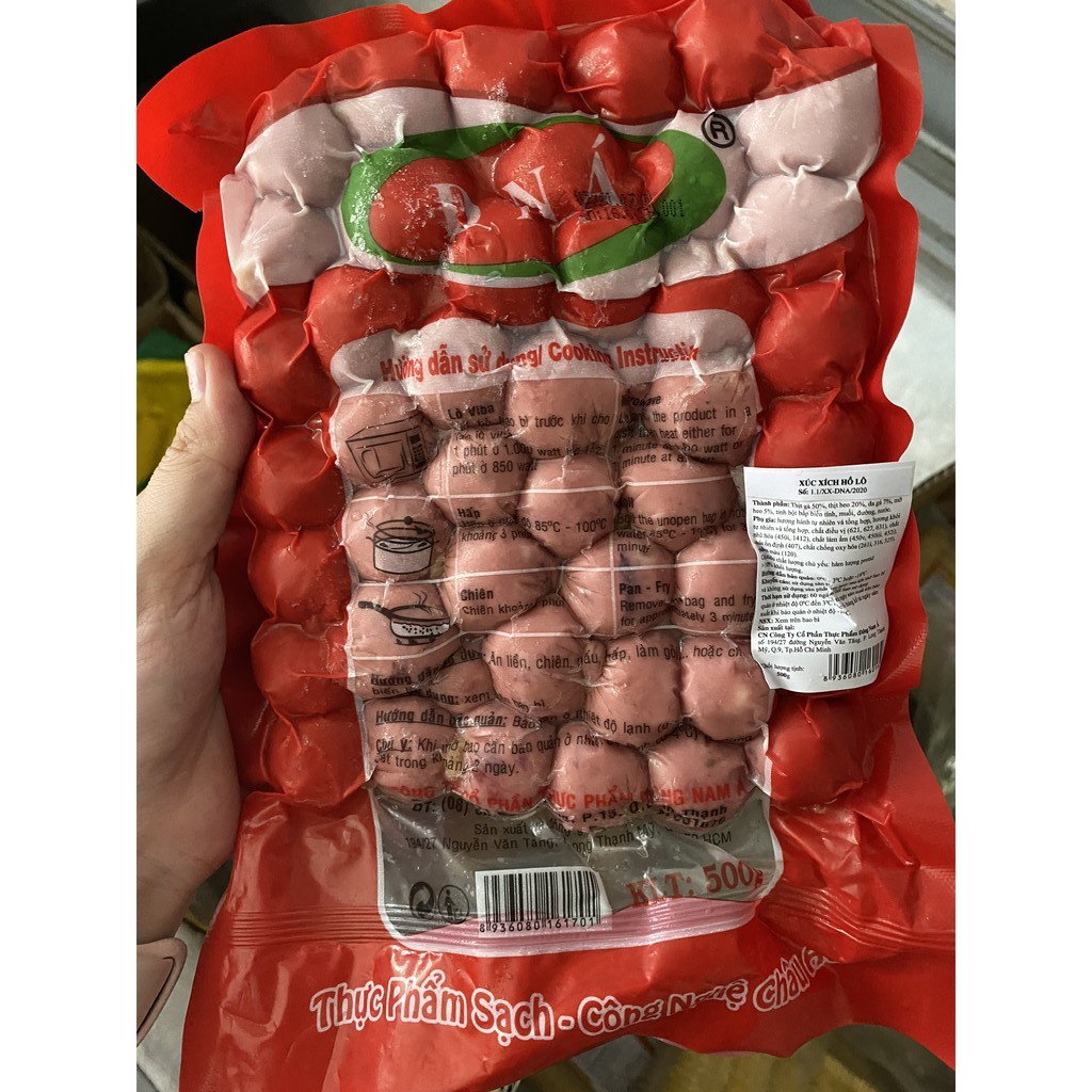 Xúc xích hồ lô Siêu-Ngon-Rẻ [500gr 35v] DNA - hồ lô nướng Hồ Con Rùa - ship hoả tốc HCM | BigBuy360 - bigbuy360.vn