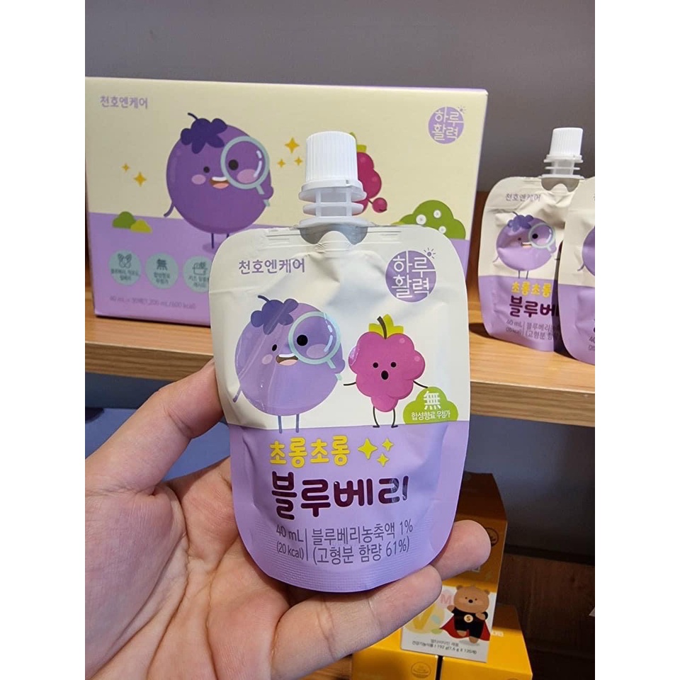 Nước Ép Dinh Dưỡng Việt Quất Trẻ Em Chunho Ncare - Hộp 30 Gói