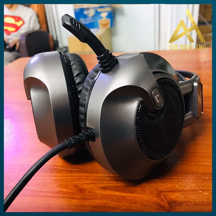 Tai Nghe Headphone Gaming Đèn LED 7 Màu RGB Có Mic ZIDLI ZH-V6 Pro Tai Nghe Nhạc Máy Tính PC Laptop Chuyên Game Có Dây