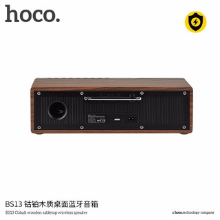 Loa không dây vỏ gỗ Hoco BS13